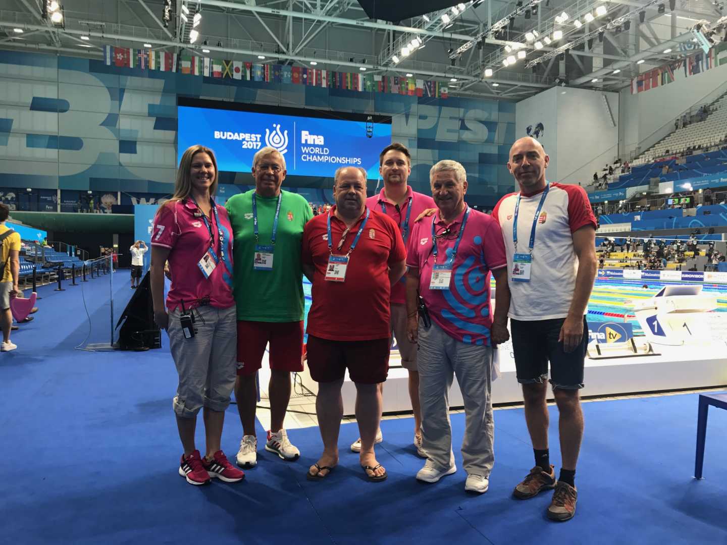 Az Úszás és Vízi sportok Tanszék a 17. vizes világbajnokságon