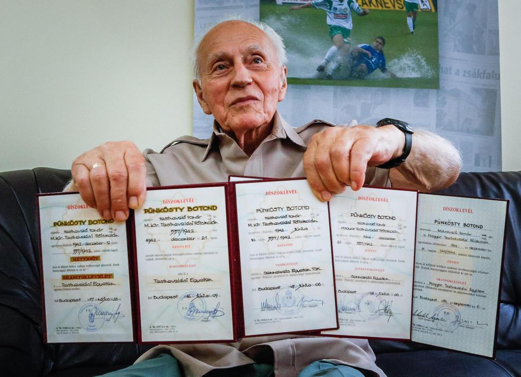 Rubin után gránit - 75 éve kapta diplomáját Pünkösty Botond