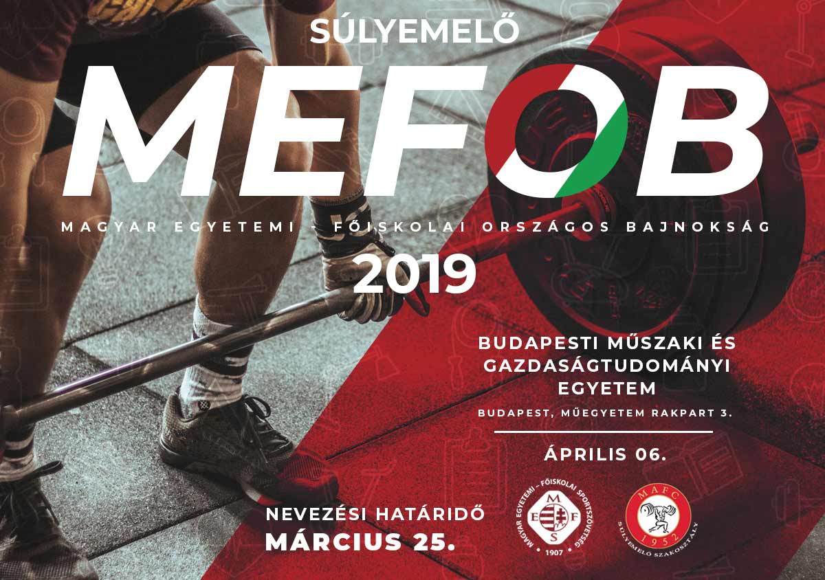 Súlyemelő MEFOB 2019