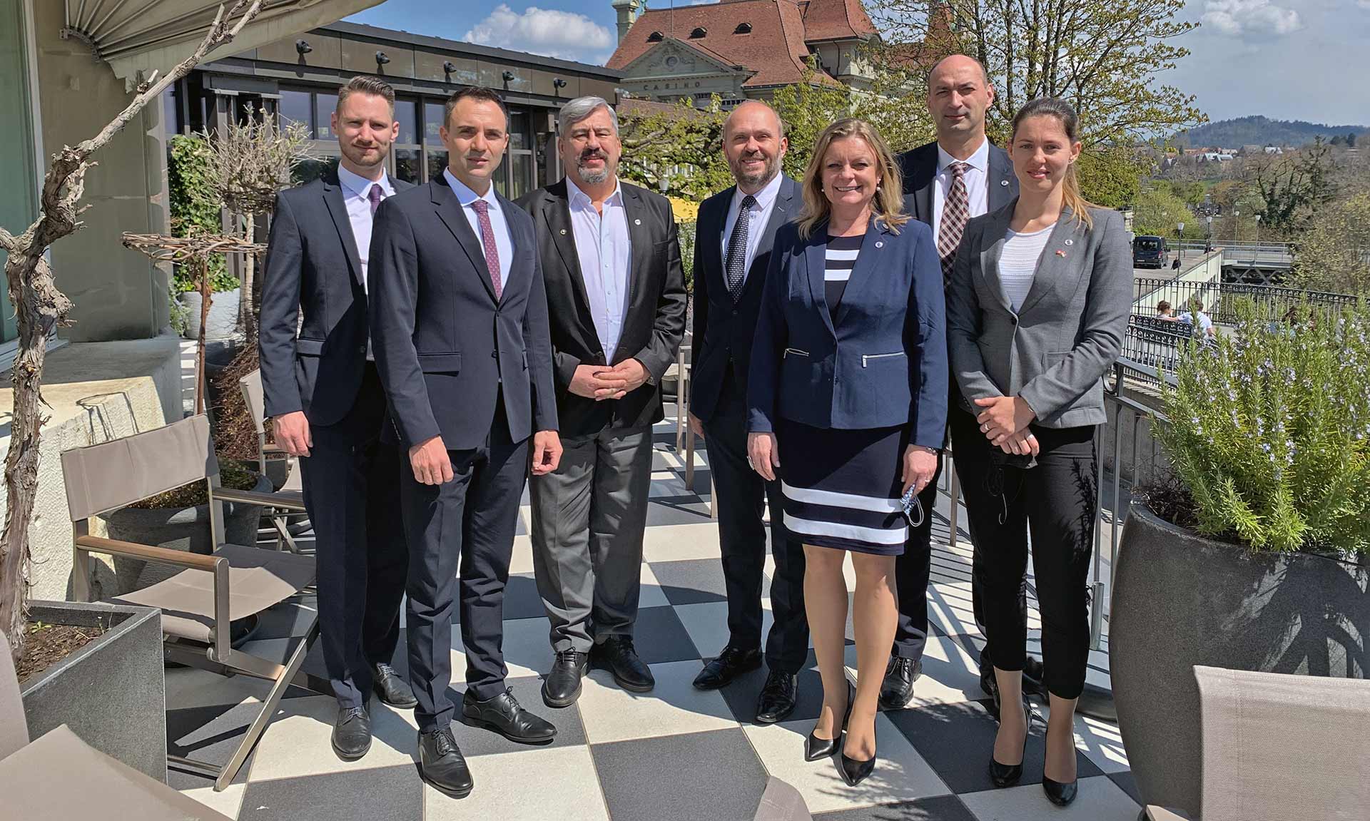 Rector’s delegation visit in Bern