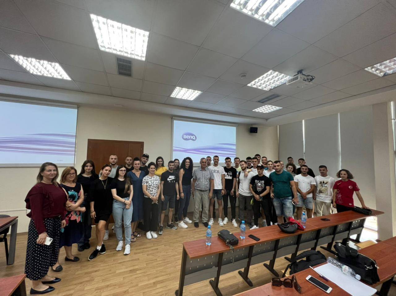 Professor Miklós Bánhidi visits the Sports University of Tirana
