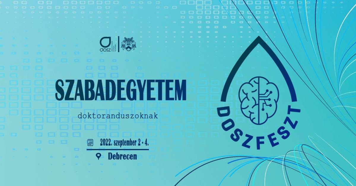 DOSZFESZT - szabadegyetem doktoranduszoknak