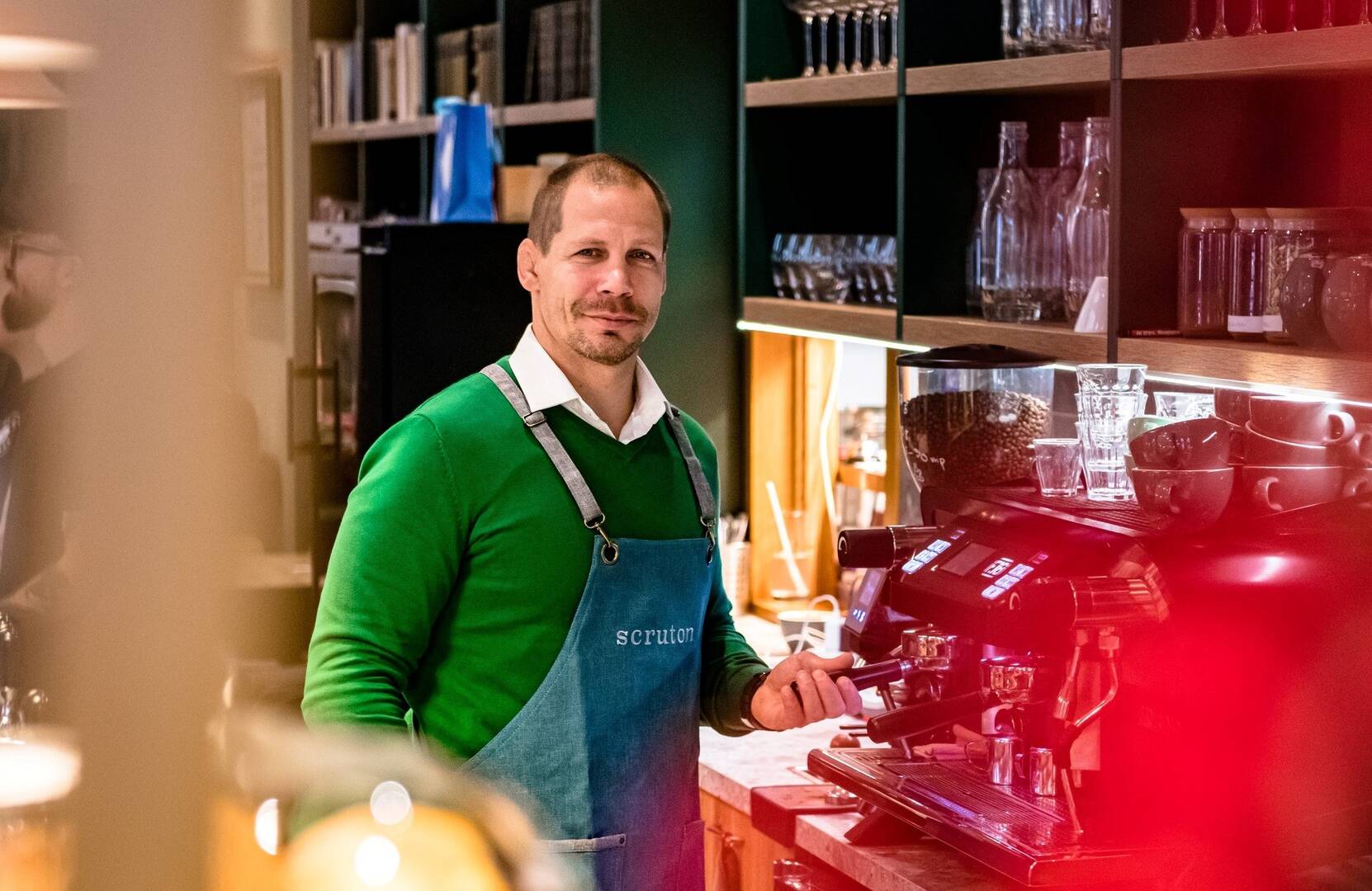 Baristának állt Bácsi Péter, a TF hallgatója