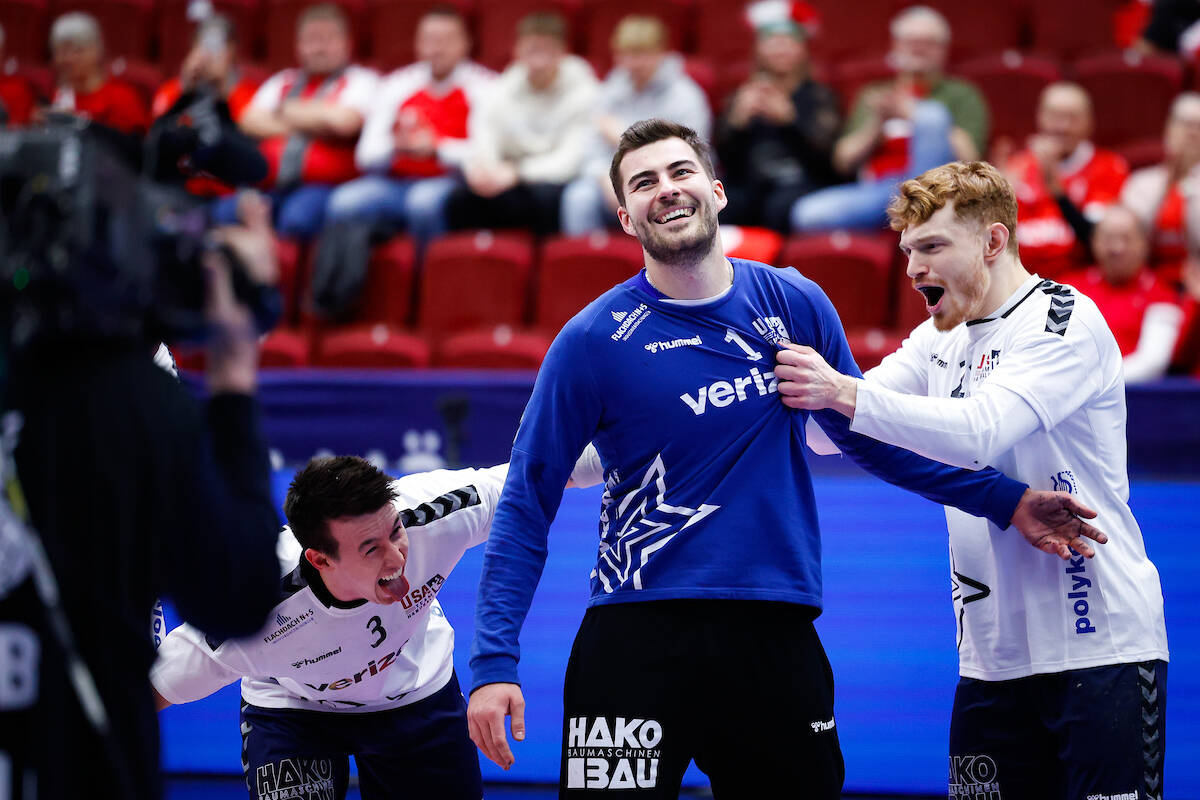 USA vs Belgium, IHF 2023 Men's World Championship - POLAND, SWEDEN, Malmo, 23.01.2023, Mandatory Credit © Anze Malovrh  / kolektiff