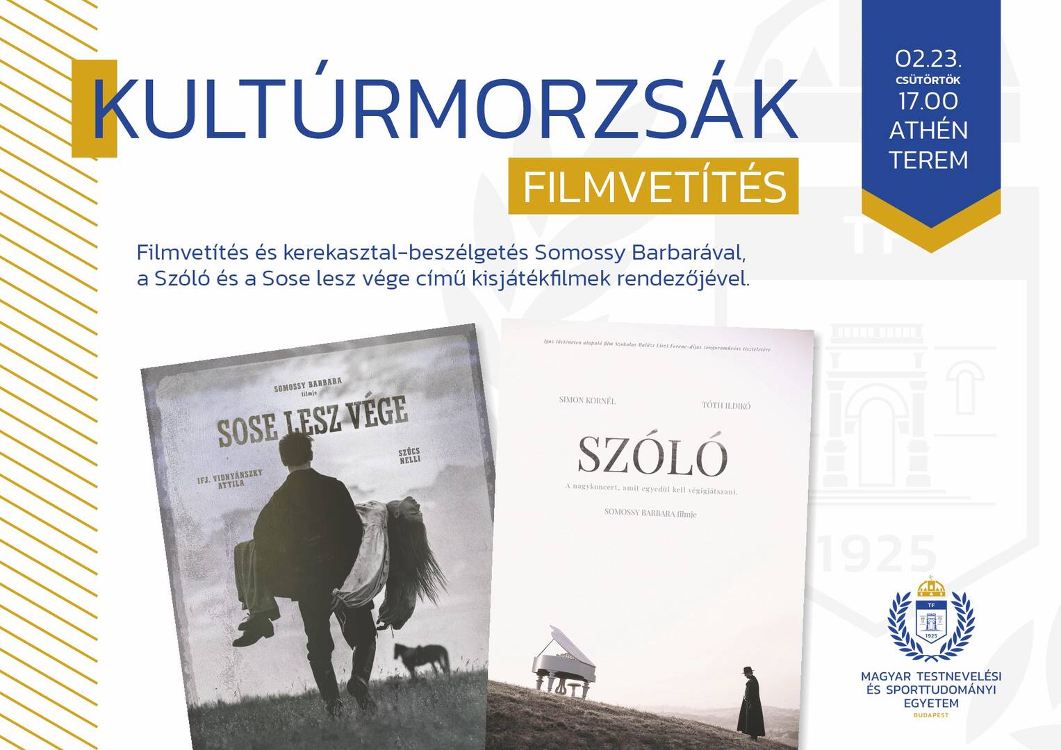 Kultúrmorzsák filmvetítés