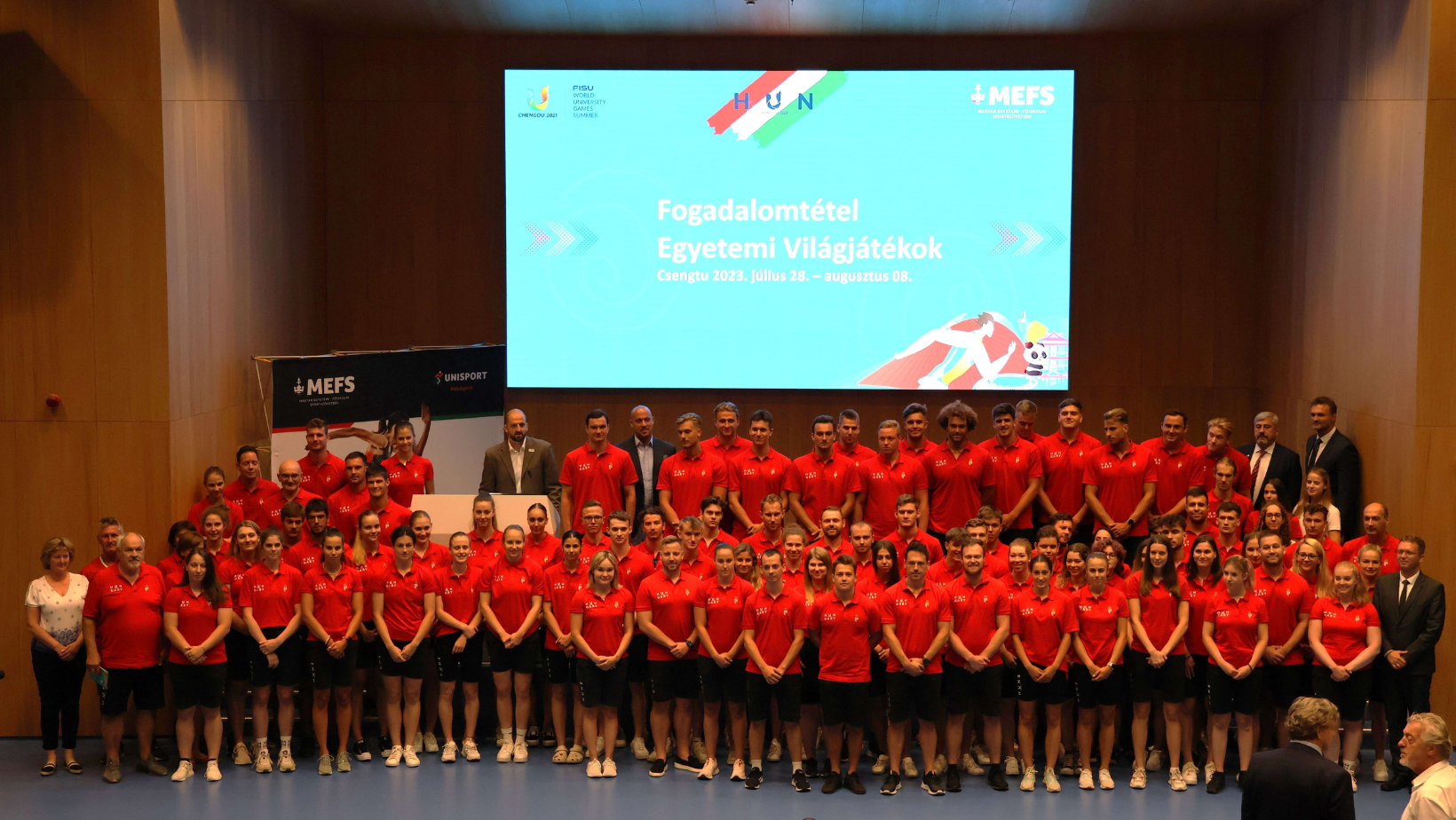 HUSS presents the largest delegation of athletes at the Summer World University Games
