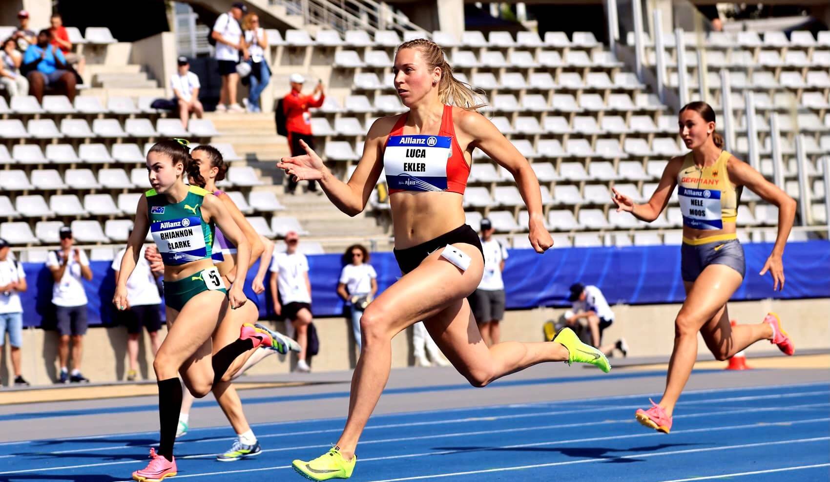 Luca Ekler wins silver medal and breaks her own personal best at the World Para Athletics Championships in Paris