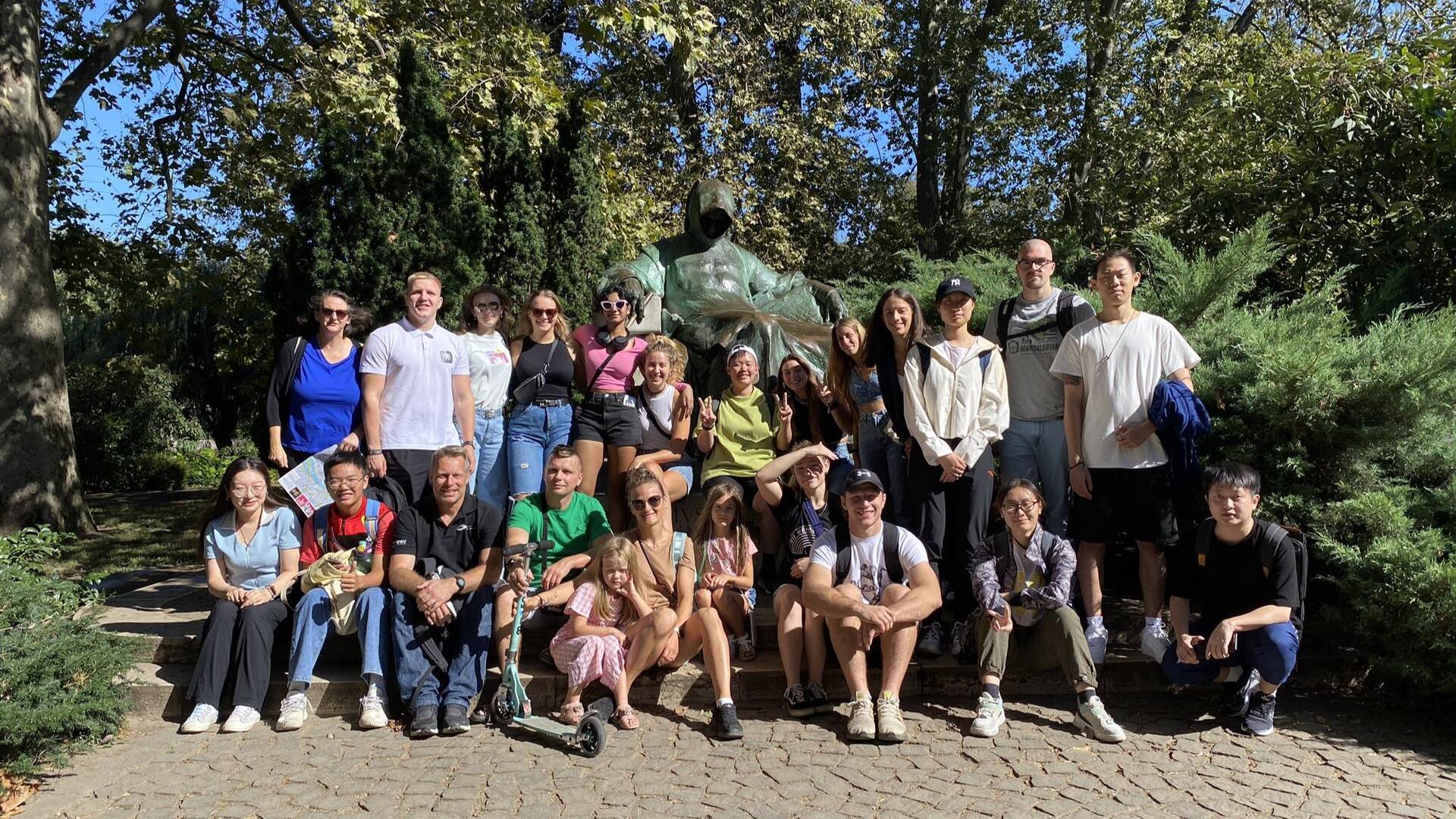 International students from all over the world arrive at the Hungarian University of Sports Science