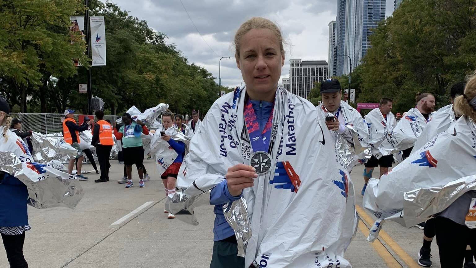 A berlini és a chicagói maratont is teljesítette a TF hallgatója, Szeifert Noémi