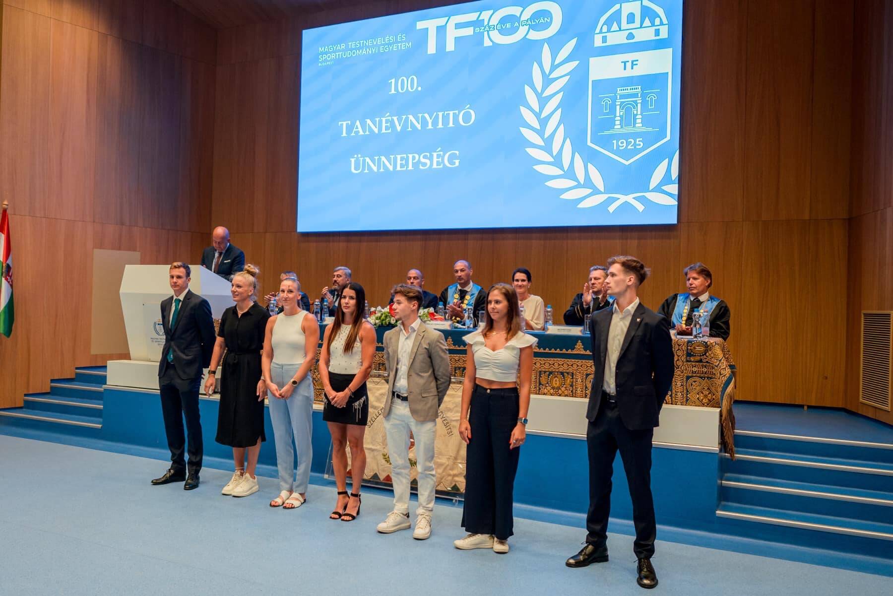 A 100. tanévnyitót tartották a TF en