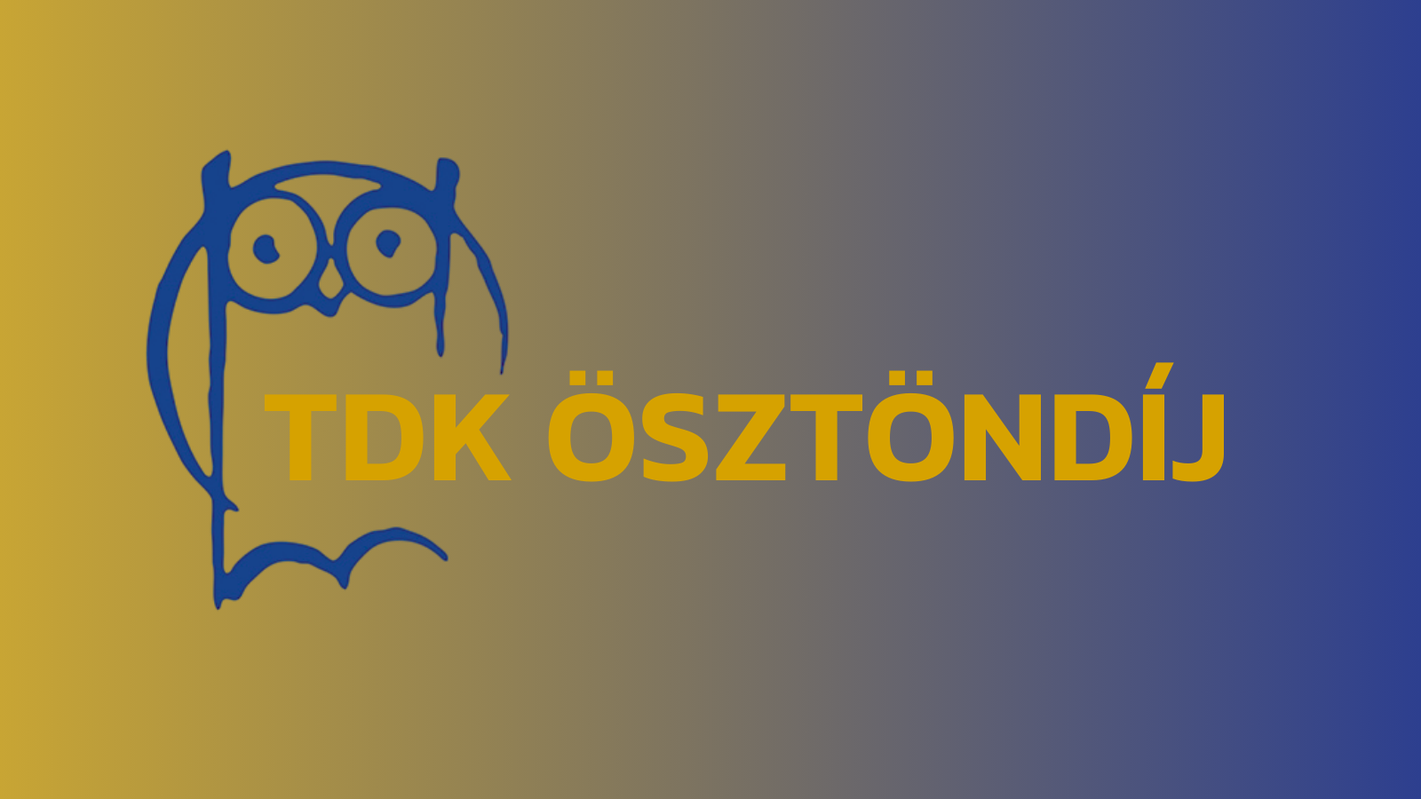 Felhívás TDK ösztöndíjpályázat benyújtására