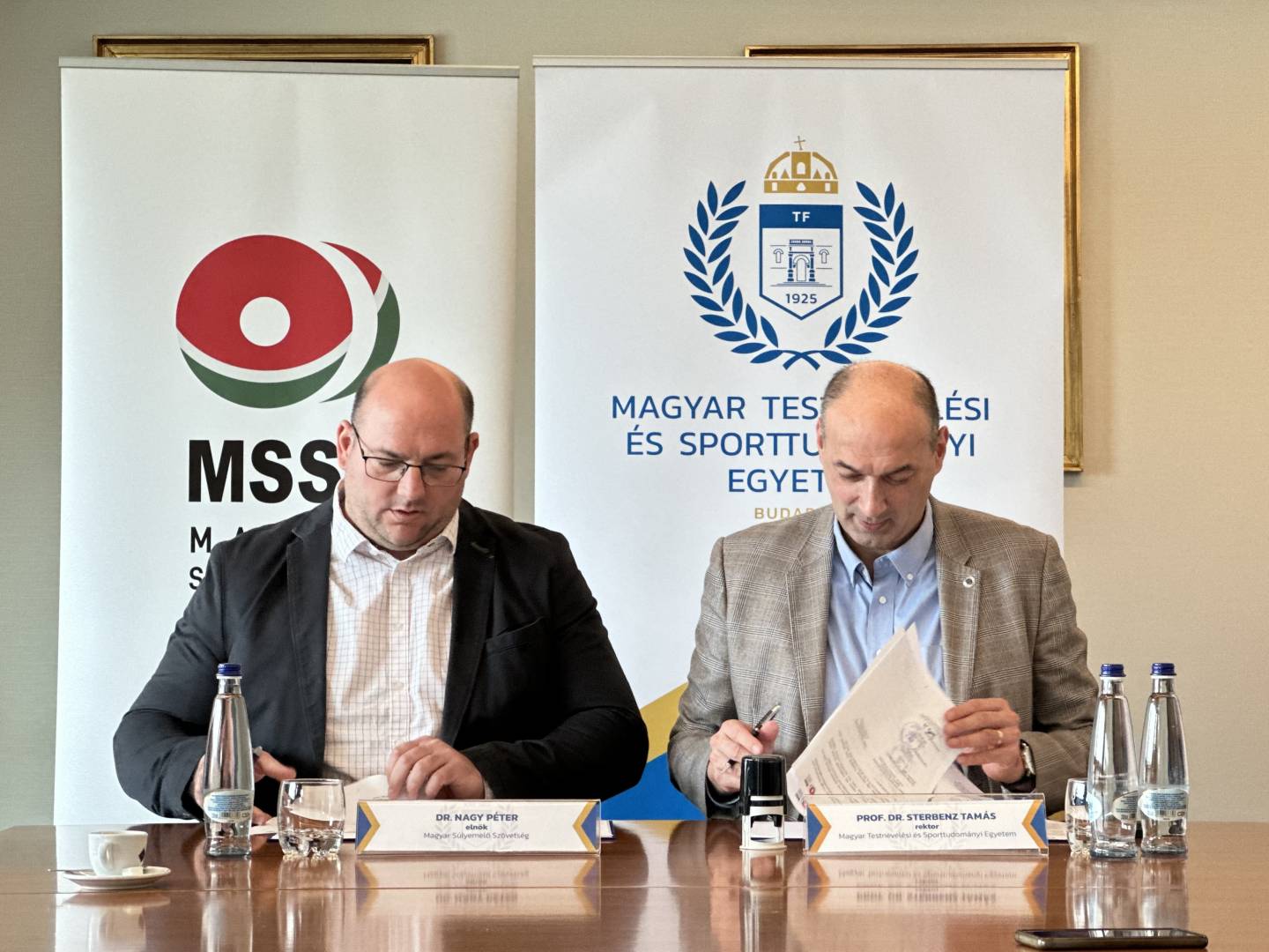 Megallapodott a TF es a hazai szovetseg indul a sulyemeloedzo BA kepzes 3