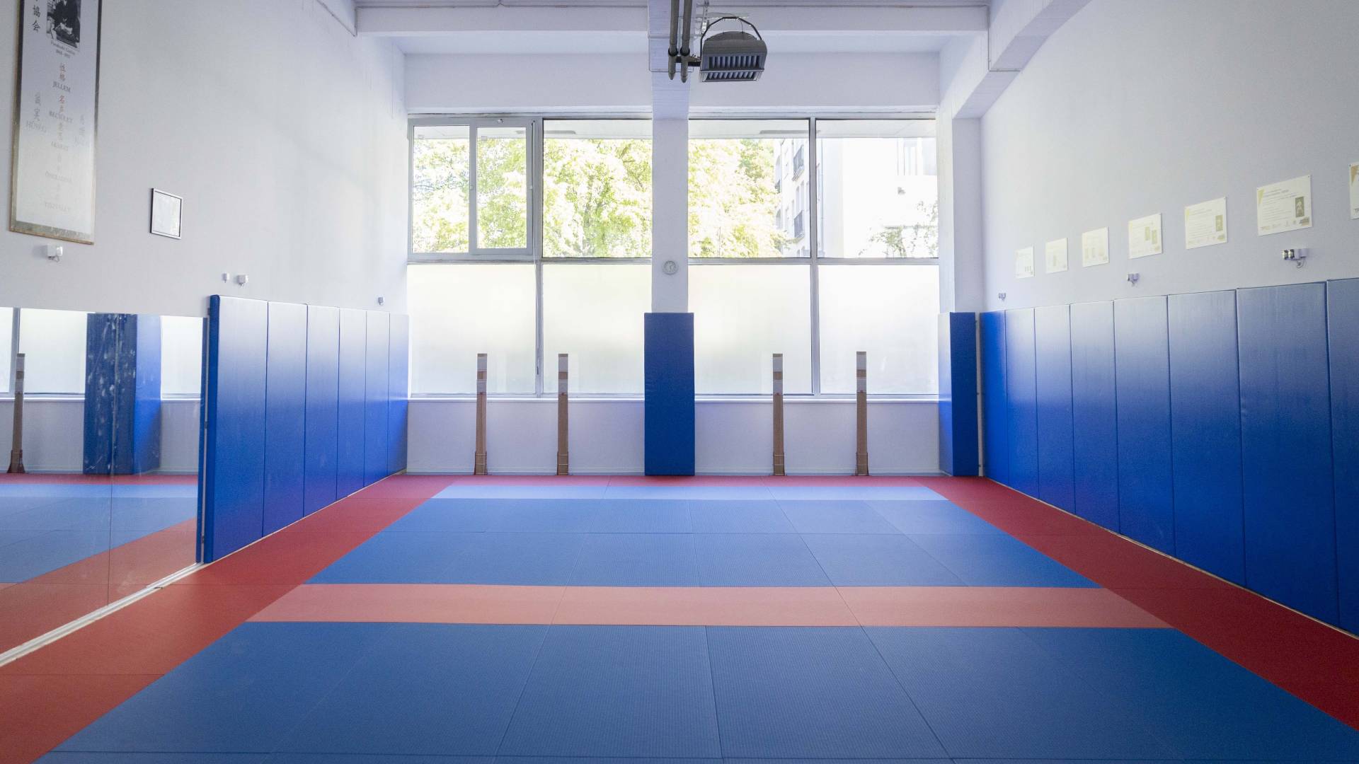 Küzdősporttermek avatója