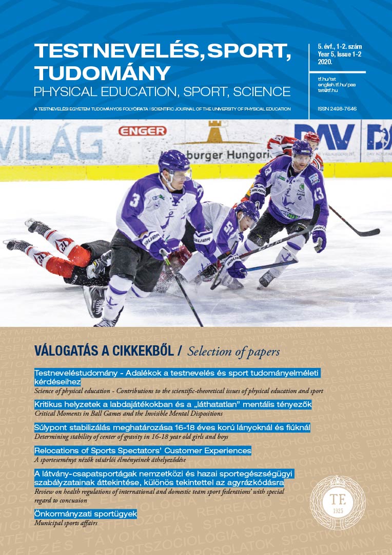 Physical Education, Sport, Science (2019/3-4)